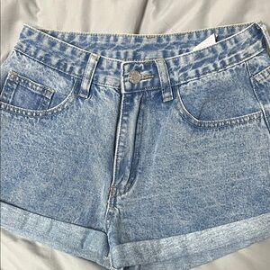 SHEIN Light Blue Jean Shorts